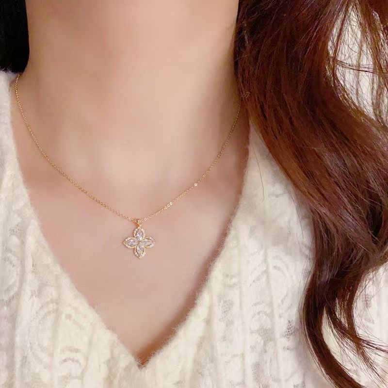 Full Diamond Lucky Four-Leaf Clover Set