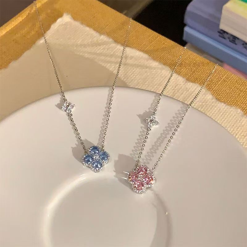Four-leaf clover necklace