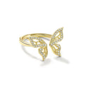 Open butterfly ring
