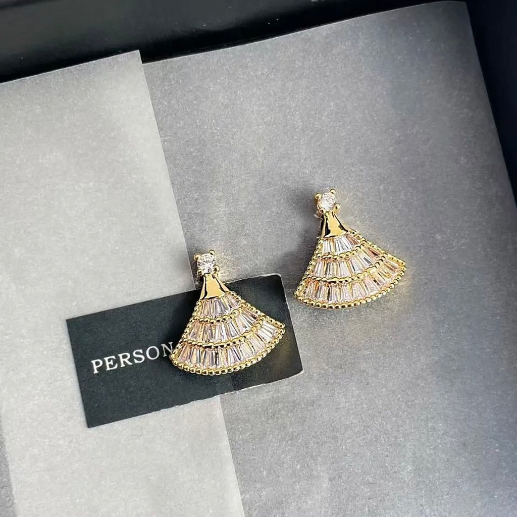 Starry Sky Fan Earrings