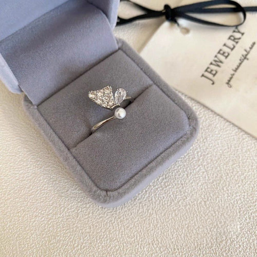 Butterfly Pearl Ring