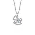 Rocking Horse Necklace with Diamonds