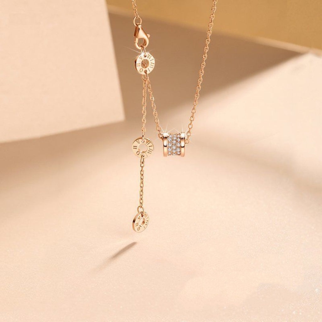 Roman Numeral Collarbone Necklace