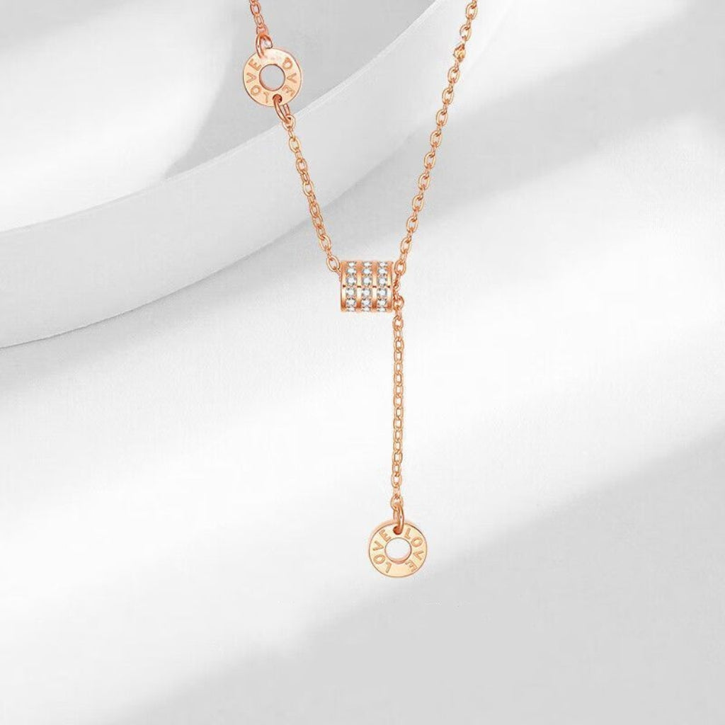 Roman Numeral Collarbone Necklace