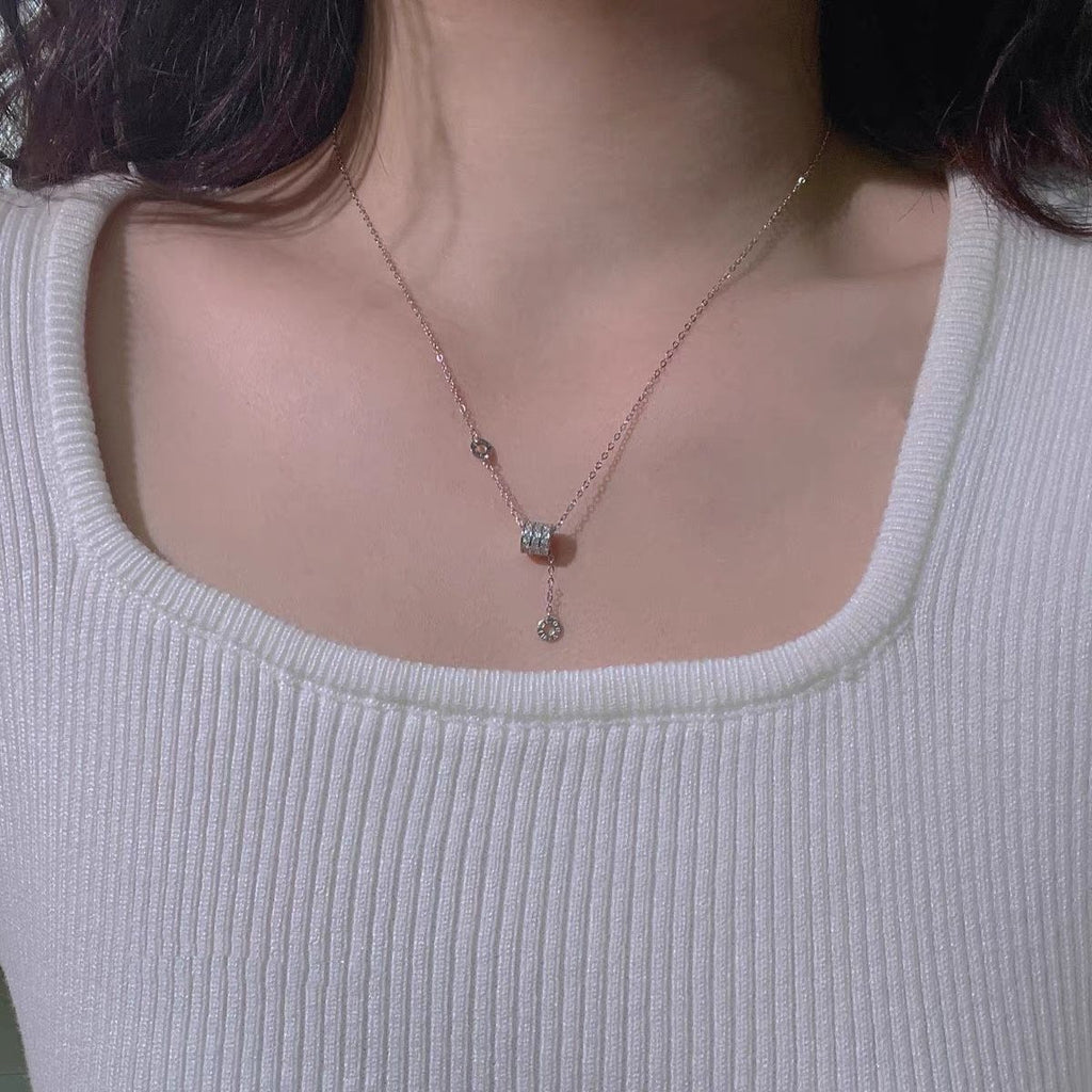 Roman Numeral Collarbone Necklace