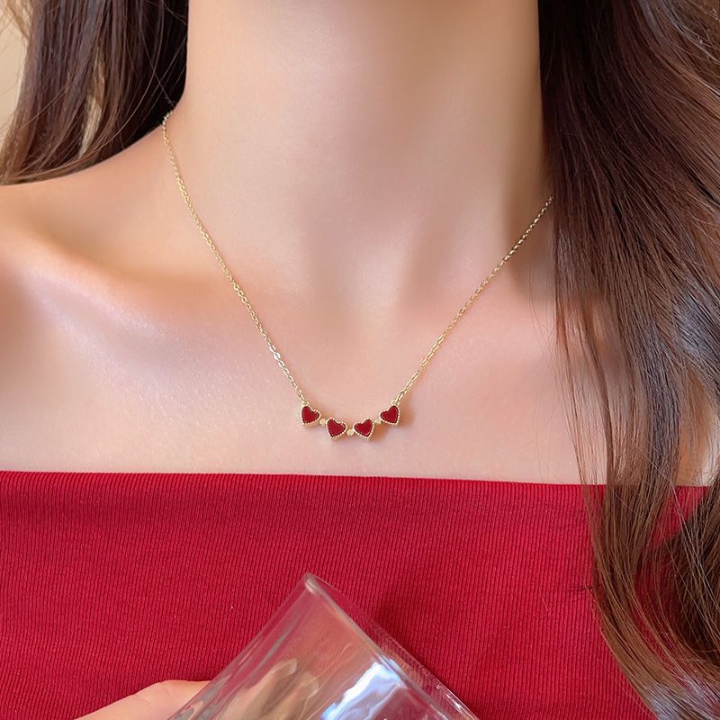 Magnetic Reversible Four-Leaf Clover Necklace