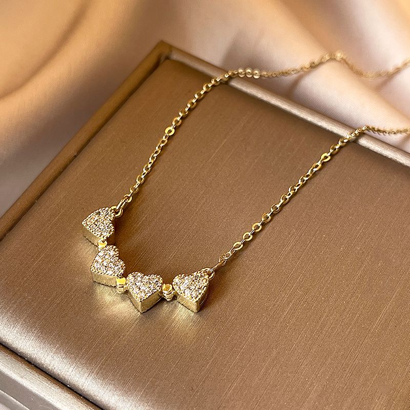 Magnetic Reversible Four-Leaf Clover Necklace