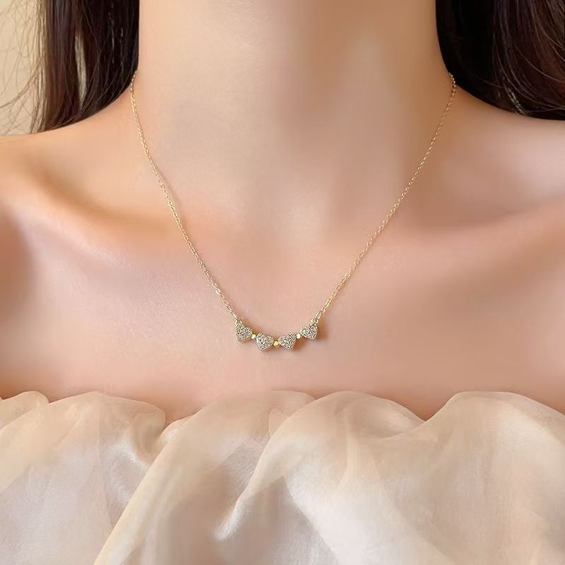 Magnetic Reversible Four-Leaf Clover Necklace