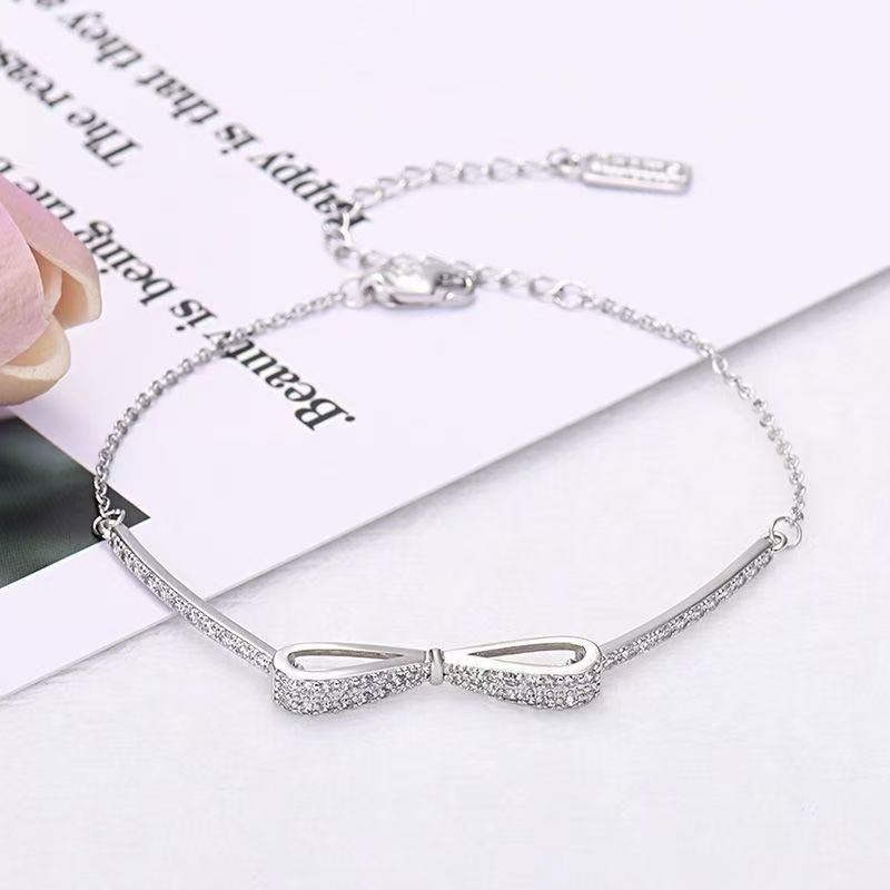 Starry Sky Diamond Bow Bracelet
