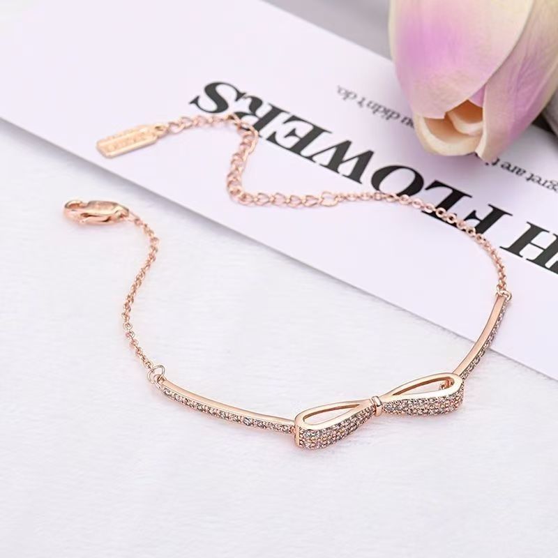 Starry Sky Diamond Bow Bracelet
