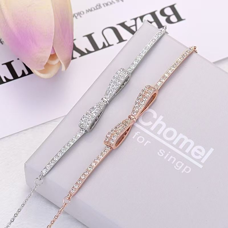 Starry Sky Diamond Bow Bracelet