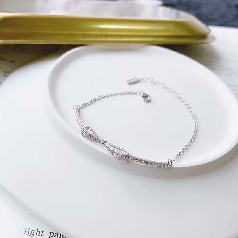 Starry Sky Diamond Bow Bracelet