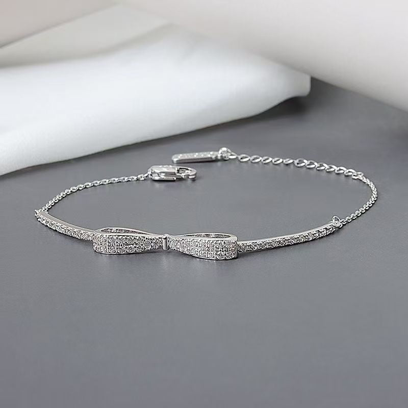 Starry Sky Diamond Bow Bracelet