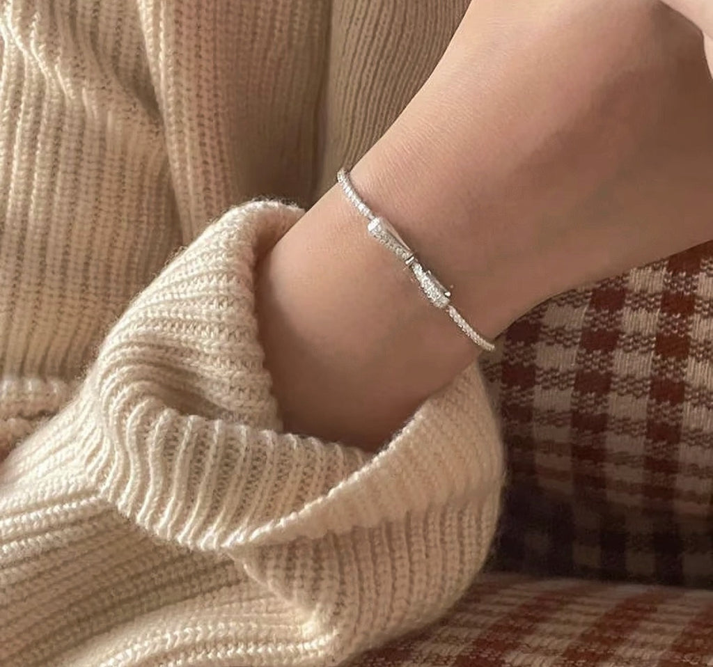Starry Sky Diamond Bow Bracelet