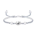 Hand-Woven 999 Pure Silver Hello Kitty Bracelet
