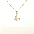 Layered Butterfly Necklace