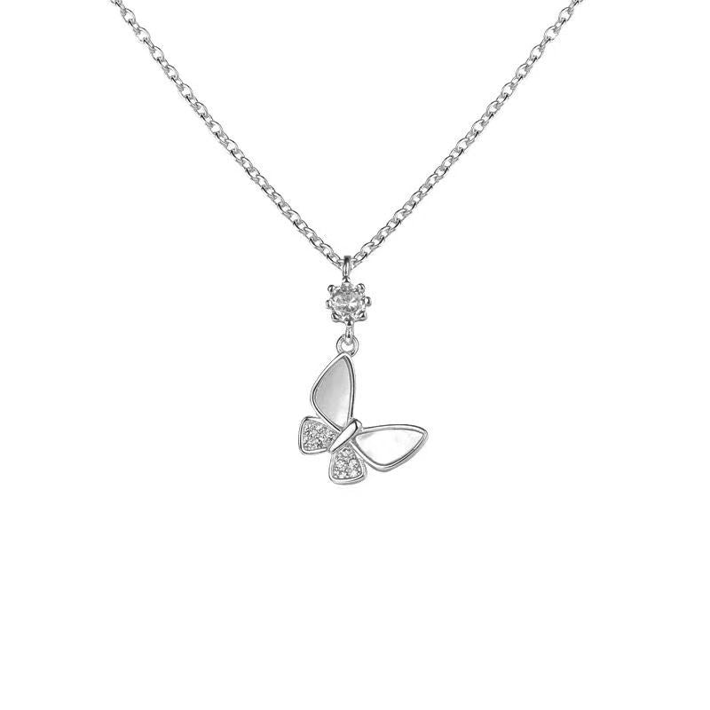 Layered Butterfly Necklace