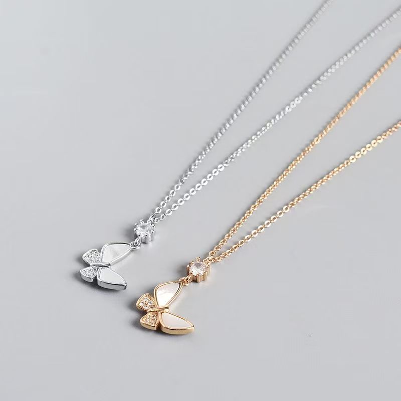 Layered Butterfly Necklace