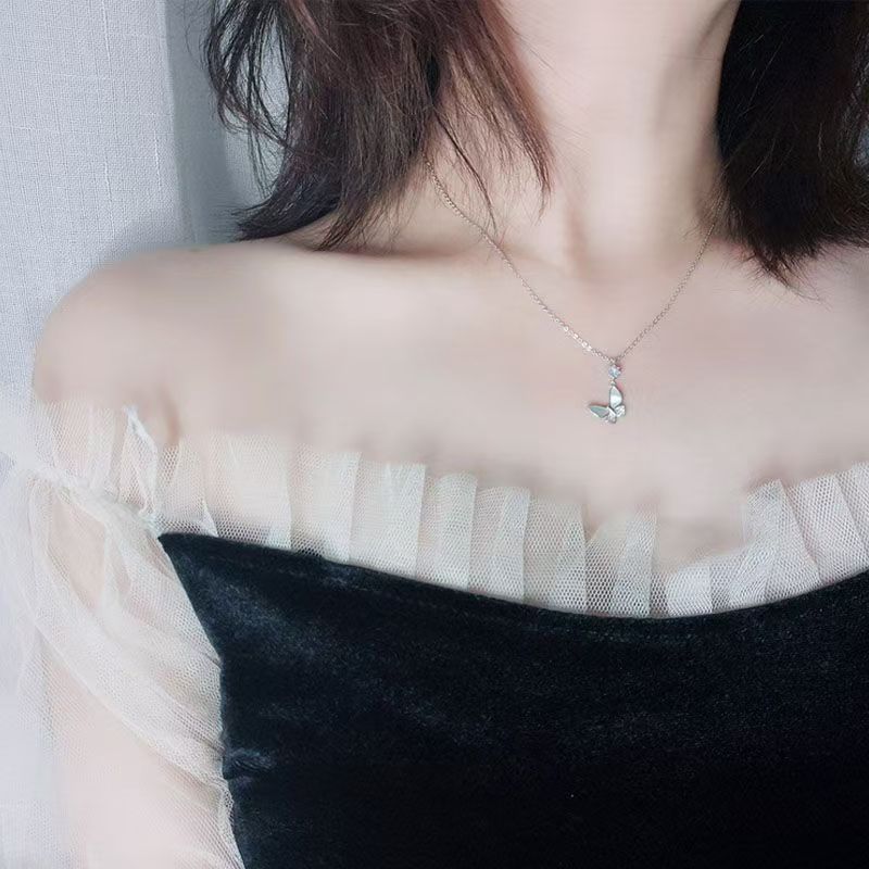 Layered Butterfly Necklace