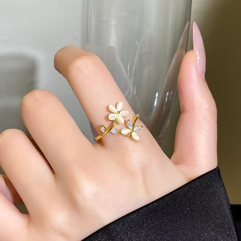 "Butterfly Dream" Open Adjustable Ring