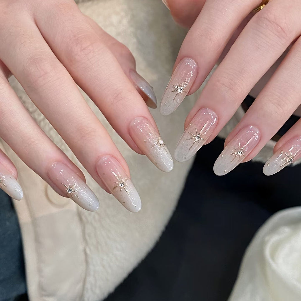 Nude Ombré North Star Press-on Nails