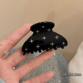 Rhinestone-Embellished Shark Clip