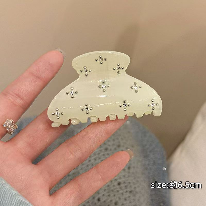 Rhinestone-Embellished Shark Clip