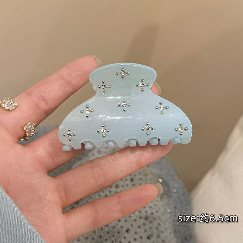 Rhinestone-Embellished Shark Clip